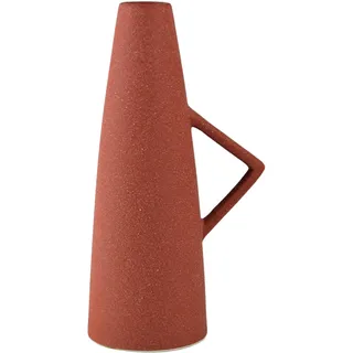 AM Design "Dekovase mit Henkel, aus Keramik, Höhe ca. 26 cm", Vase in außergewöhnlichler Form, Keramikvase, Dekoobjekt,