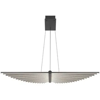 Elstead Lighting Kronleuchter , Schwarz , Metall, Kunststoff , G , 105 cm , höhenverstellbar , Lampen & Leuchten, Leuchtenserien