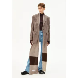 SAABE STRIPED UN-WASTED |   Alpaka-Woll-Mix - beige (ONE-SIZE)