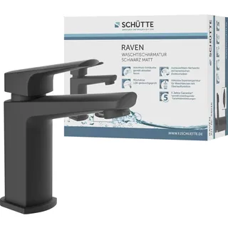 Schütte Raven Einhandmischer Schwarz Matt