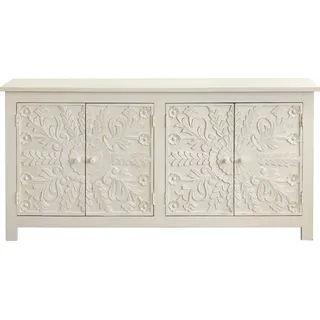Home affaire Sideboard »Fenris« Kommode aus massiven Mangoholz, Breite 175 cm, beige