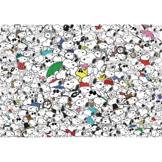 Clementoni Jigsaw Puzzle Impossible Erdnüsse Snoopy, 1000st.