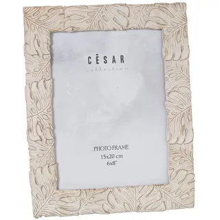 DRW Bilderrahmen aus Kunstharz, 15 x 20 cm, Altweiß, 20 x 1,4 x 25 cm, für 15 x 20 cm