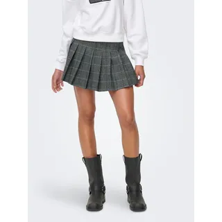 Only Hosenrock Damen Kariert Grau 40