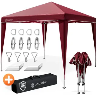 DEUBA Pavillon Capri 3 x 3 m inkl. Tasche Rot