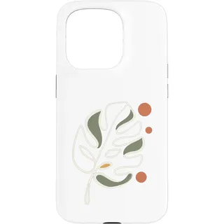Hülle für iPhone 15 Pro Monstera Deliciosa I Tropische Zimmerpflanze Topf Zucht