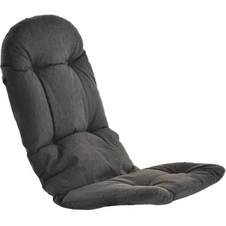 Korb-Outlet Schaukelstuhl Auflage Schwarz Polster Kissen 120x50 deutsche Herstellung Auflagekissen Kissenauflage für Schaukelsessel