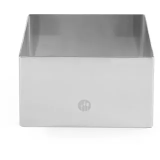 HENDI Speiseringe, und Stampfer, quadratisch, 80x80x45 mm