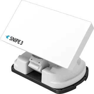 Selfsat Snipe V3 Single weiß Vollautomatische Satelliten Antenne - Weiss Line, 75 Ohm