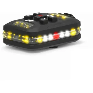 Safety Guard | Kennzeichnung für Einsatzkräfte | Einsatzleitung | LED Ausrüstung | LED Signalleuchte für Körper | Personenschutz | Zubehör für Feuerwehr, Polizei und Rettungsdienst (Orange)