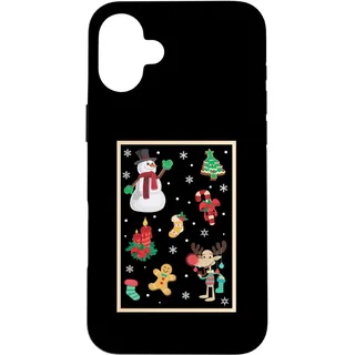 Hülle für iPhone 16 Plus Frohe Weihnachten Pyjama Urlaub Winter Urlaub Xmas PJS