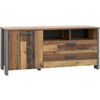 Forte Clif TV-Lowboard 141,9 cm braun