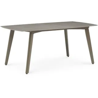 Idimex Gartentisch Meza , Champagner , Metall, Metall , Mode , 180x75x90 cm , Gartenmöbel, Gartentische
