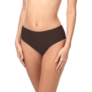 Merry Style Damen Bikini Slip 18 (Braun (8157), 36)