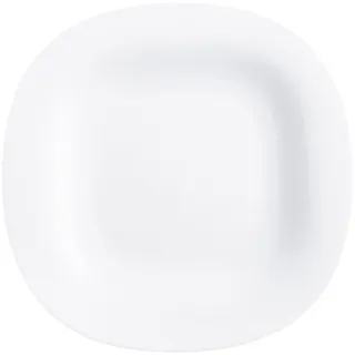 Luminarc Dajar Dessertteller Carine 19,5 cm, Glas, Weiß, cm, 19,5 x 19,5 x 1,70 cm, 1 Einheiten