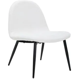 Livetastic Loungesessel , Schwarz, Beige , Holz, Metall, Textil , Pappel , Sperrholz , 63x82x74 cm , Wohnzimmer, Sessel, Polstersessel