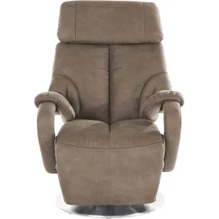 sit&more TV-Sessel Invito Kunstleder 80 x 115 x 80 cm Braun mit Motor und Aufstehhilfe