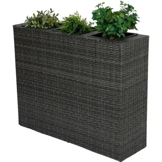 Garden Pleasure Pflanzkübel 100 x 30 x 80 cm Grau