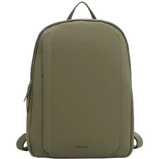 Rucksack TAMARIS "Rucksack TAS Kimi", Damen, Gr. B/H/T: 35cm x 39cm x 13cm, grün (khaki 910), Obermaterial: 60% Polyurethan PU. 40% Polyester PES., Rucksäcke Rucksack