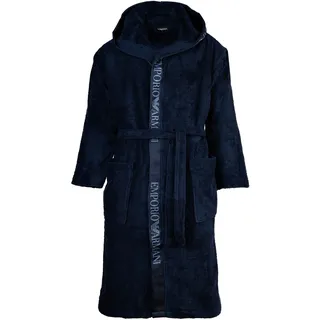 Emporio Armani Bademantel Sponge Blau L