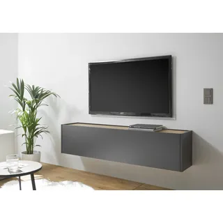Home Affaire City/Giron TV-Schrank 150 cm grau Holz