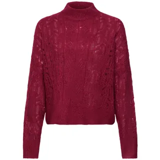 ESPRIT Damen 112CC1I314 Pullover, 615/CHERRY RED, XS