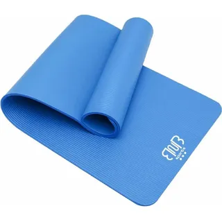 Premium NBR Sportmatte, rutschfeste Gymnastikmatte, Rosa Yogamatte Stretching Pilates, dicke Fitnessmatte, Workout Camping Outdoor & Abs Matte blau - Blau