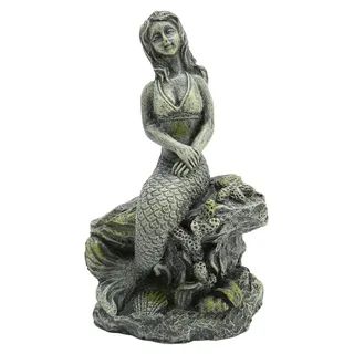 Aquarium-Meerjungfrau-Statue, sicheres Kunstharz, wunderschönes Aquarium-Dekor für Dekorationen