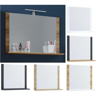 VCM Badspiegel Wandspiegel Lendas 55x80 cm", weiß