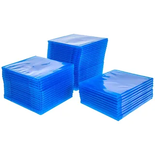 MediaRange BOX39-50 BD-Leerhülle, 7 mm blau