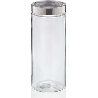 Kochtopf, 2,1 L, Glas, Edelstahl, 27 cm - Kela | Kara - Silber