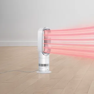 Dyson AM09 Hot+Cool Jet Focus Turmventilator weiß/silber (473400-01)