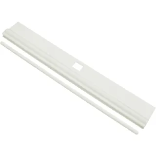 GARDINIA Lamellenhalter, Für Lamellenvorhang Leander, 10 Stück, 12,7 cm, Inkl. Slopehaken, Kunststoff, Weiß