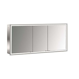 EMCO prime Facelift LED-Lichtspiegelschrank 140cm, 3 Türen, Unterputzmodell (949706397)