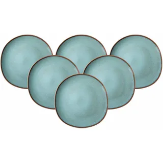 Villeroy & Boch Speiseteller Lave ø 28 cm blau 6er Set