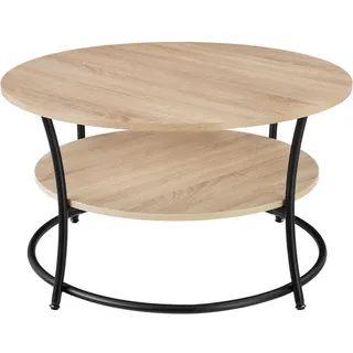 Tectake Cromford Beige Eiche 80 x 46 cm