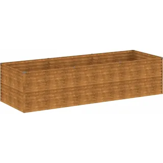 Hochbeet 290x100x69 cm Cortenstahl - Braun