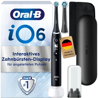 iO Series 6 black lava + Reiseetui + Aufsteckbürsten 2 St.