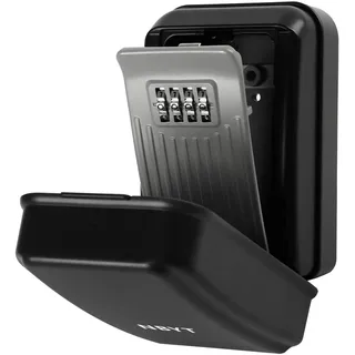 NBYT Tragbare Zahlenschloss keybox, Wandhalterung,Für Hausschlüssel Schlüssel Hiders zum Verstecken eines Schlüssels außen,Wasserdichte Schlüssel Safe Storage Lock Box