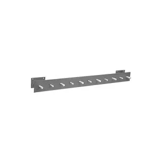 SZ Metall Wandgarderobe 50124 silber Metall 11 Haken 100,0 x 9,0 cm, 1 St.