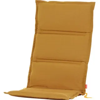 Hochlehner Auflage Sesselauflage Ocker 120x48 Stuhlauflage gesteppte Sitzauflage