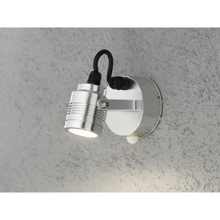 Konstsmide Treiber:LRV3AUNI, Output: 3-9VDC, 350 mA, 1-3W, Schaltzeiten: 5, 30 Sek., 1, 3, 5, 8 Min. Sensor kann auch bei Tag schalten. Lampe schaltet beim ersten einschalten 3 mal Ein und Aus Monza Medium massives Aluminium 7941-310 - Silber