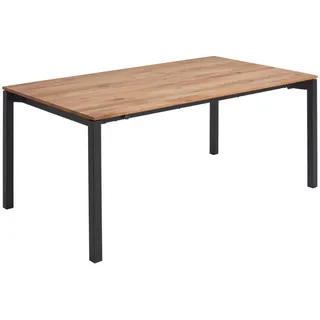 Musterring Tavia 100 x 76 x 76 cm Eiche geölt/schwarz