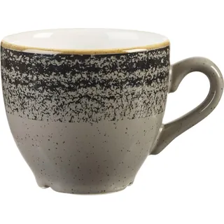CHURCHILL Homespun Charcoal Black Espresso-Obere, Inhalt: 0,10 Liter - Schwarz, Grau, Blau