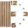 Wanduhr 100 Holz Eiche