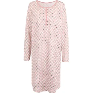 CALIDA »Lovely Nights« Nachthemd, Henley-Ausschnitt, Allover-Print, für Damen, 251 ROSE BUD, M