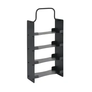 DUNI LED Ladestation für 4 Moving Flame Sets, schwarz, Moderne LED-Ladestation zum platzsparenden Aufladen, 1 Karton = 1 Stück