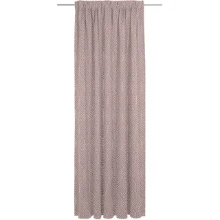 Vorhang ADAM "Easy Diamond" Gr. 1, lila (beere), B:142cm H:145cm, Jacquard, Baumwolle, Gardinen, Vorhang, aus 100% Bio-Baumwolle