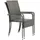 Yoro Gartenstuhl 50 x 50 x 90 cm grau 2 St.