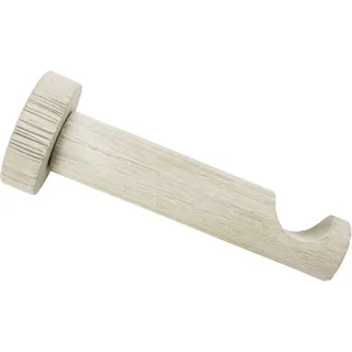 Gardinia Holz-Träger Country für Ø 25 mm offen 12 cm Castell Eiche